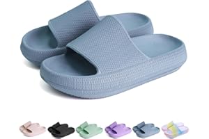 FJWYSANGU Kids Cloud Slides丨Boys Girls Bathroom Shower Sandals丨Open Toe Thick Sole Slip on Slippers丨Summer Non-slip Beach Pool Shoes