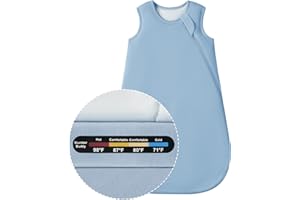 Slumber Buddy Baby Bamboo Viscose Sleep Sack, 70% Rayon Made from Bamboo 30% Cotton 1.0 TOG Months Toddler Infant