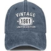 65th Birthday Gifts for Men Women 1960 Vintage Hat Embroidered Baseball Cap