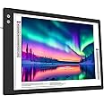 TOHETO Rechargeable A2 Light Board for Diamond Painting (23.7"x15.8"), 3-Color Light Diamond Art Large Light Pad with Adapter&Clips, Lightbox for Tracing and Drawing, Light Table Light Box for Artists