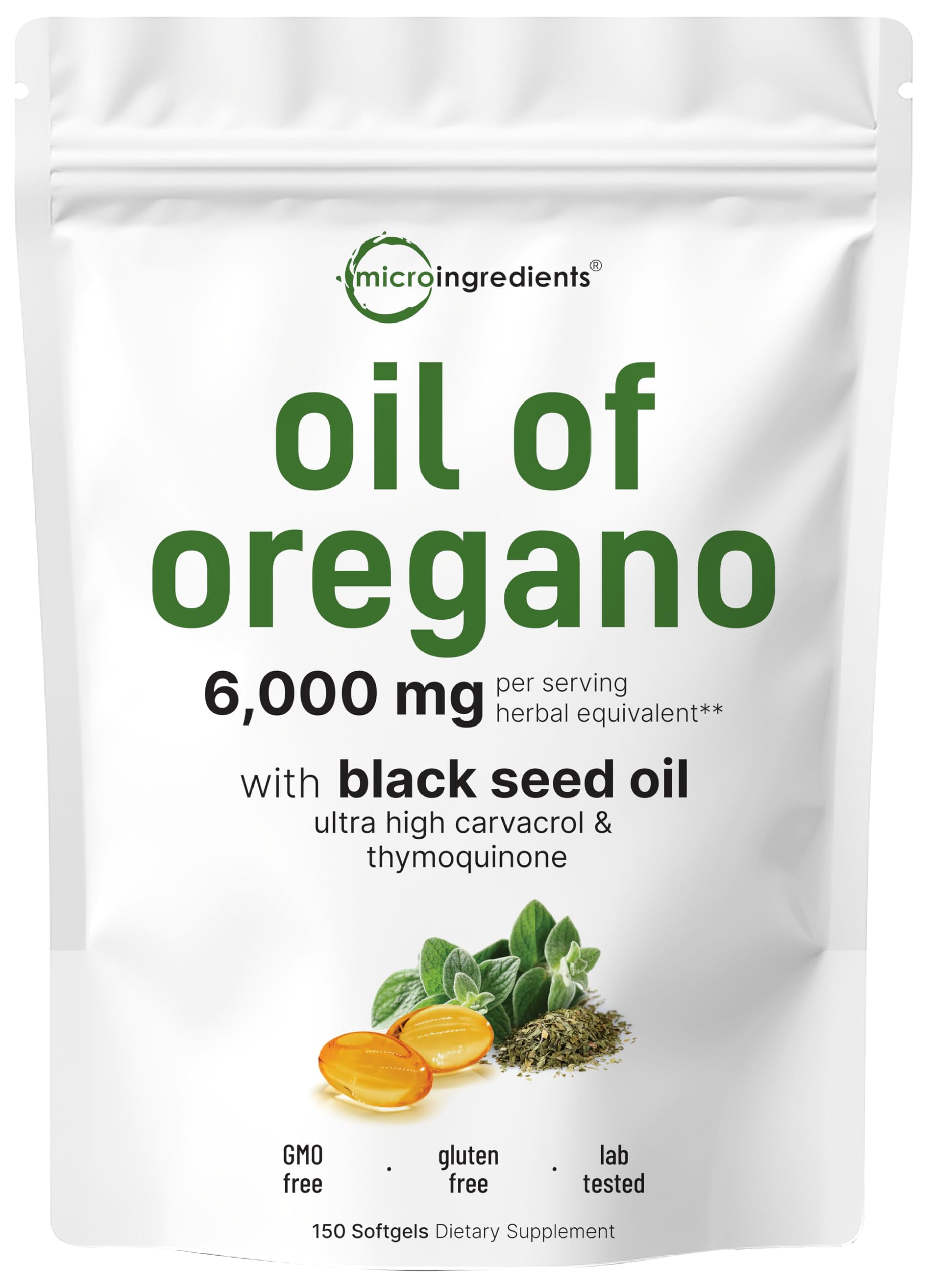 Oil of Oregano 6000 mg