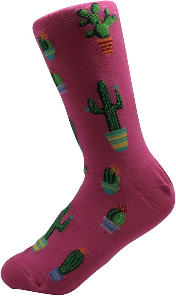 Women’s Crew Cut Socks, Fun and Unique Graphic Socks, One Size Fits