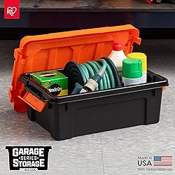 IRIS USA 12 Gallon Lockable Storage Bins with