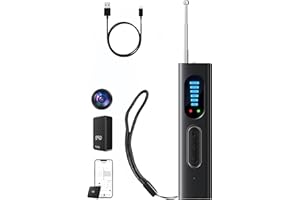 DISELERI Hidden Camera Detectors - Hidden Bug Detector, Device GPS Detector, Bug Detector, rf Wireless Signal Scanner, Camera Detector for Hotels, Home, Office