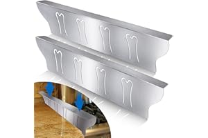 ONEAMG Stove Gap Covers - Stainless Steel, Kitchen Stove Counter Gap Cover Range Filler, Heat Resistant & Easy to Clean Gap Filler, Gaps Between Oven Kitchen and Counter Trim Kit for Stove Countertop (2 pcs)