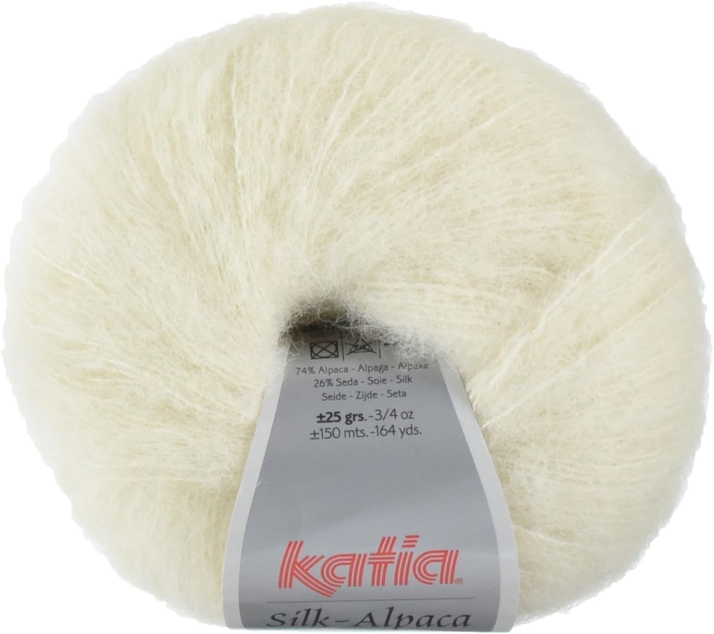 Katia Silk Alpaca, 60 - White