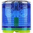 Aolyty Solar Strobe Warning Light Strong Magnetic Base Flashing Super Bright 360 Degree Automatically Turn On Waterproof for Construction Traffic Factory (Blue)