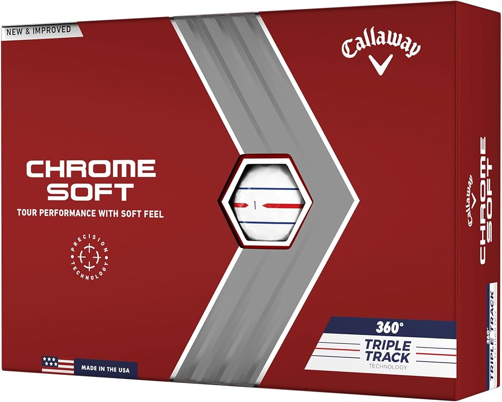 Callaway Chrome Soft 22 Triple Track 360 Golf Ball Premium