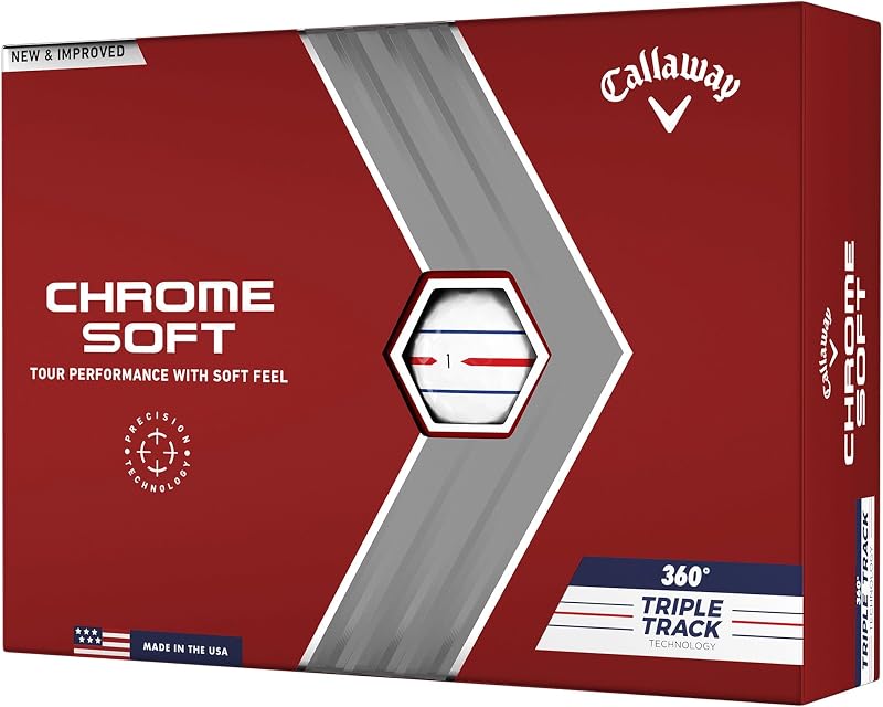 Callaway Chrome Soft 22 Triple Track 360 Golf Ball Premium