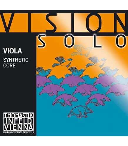 Corde Per Viola Thomastik Infeld AL200 Alphayue - Anima Sintetica, Suono Caldo E Risposta Uniforme