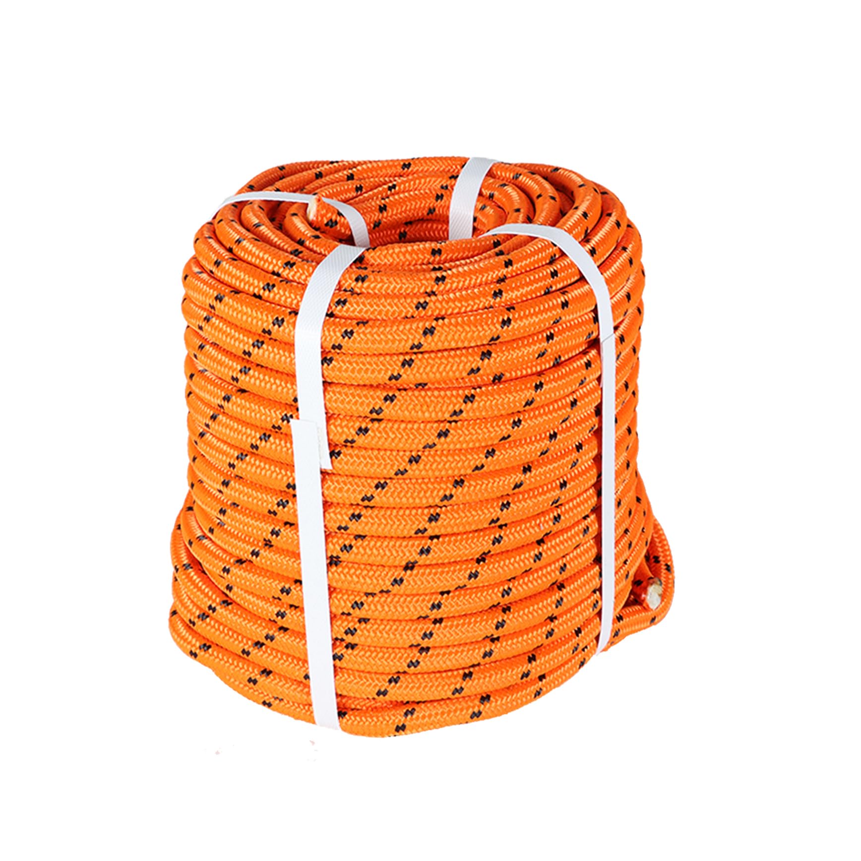 Photo 1 of 1/2in 150ft Orange Double Braided Cord Polyester Rope Heavy Duty Line for Tree Work Suitable Outdoor Use