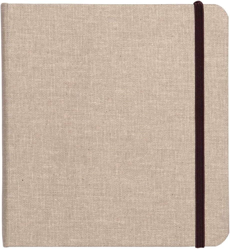 Clairefontaine, Ref 96109C, Goldline Natural Square Travel Album (Contains 32 Sheets), 20 x 20cm in Size, 180gsm Paper