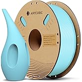 ANYCUBIC Matte PLA Filament 1.75mm, 3D Printing PLA Filament 1.75mm Dimensional Accuracy +/- 0.02mm, 1KG Spool (2.2 lbs), Matte Ice Blue