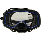 Scuba Choice Scuba Diving Classic Free Dive One-Window Silicone Purged Mask, Black &ndash; Tempered Glass Lenses, Adjustable Strap, Durable Silicone Skirt for Comfort and Clear Vision