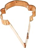 Old River Road Ice Cream Cone Shape Cookie Cutter, Copper