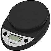 Escali Primo NSF Listed Digital Scale, 11 lb/5 kg, Black (SCDGP11BK)