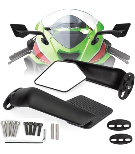 Amazon.com: XINGWU Large Motorcycle Mirrors Adjustable Rearview