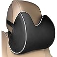 Feagar Car Seat Neck Pillow, Headrest Cushion for Neck Pain Relief&Cervical Support with 2 Adjustable Straps and Washable Cov