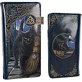 Nemesis Now B3941K8 Brush with Magick Lisa Parker Embossed Purse 18.5cm Blue, PU