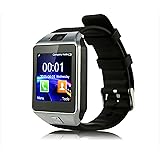 Bositools Smart Bluetooth 3.0 NFC Waterproof Watch Phone Camera TF Card Wristwatch for IOS iphone Android Samsung HTC etc (Black)