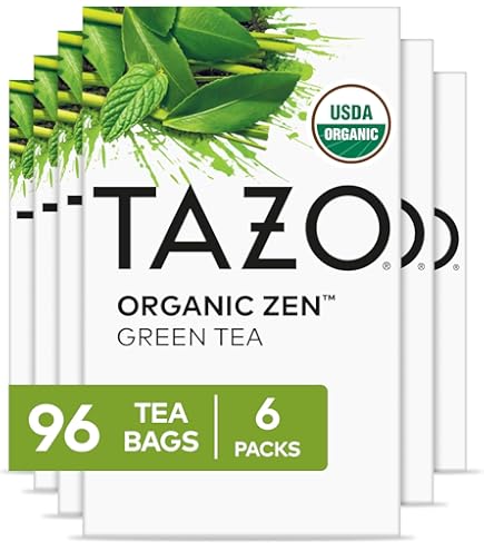 Amazon.com : TAZO Refresh Mint Herbal Tea Bags 96-Pack Caffeine