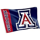 Desert Cactus University of Arizona Flag Wildcats UA Banners 100% Polyester Indoor Outdoor 3x5 feet Flags (Team Name)