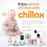 CHILLAX Giraffe Baby Monitor 5'' HD 1080p Camera Night Vision Walkie-Talkie App view 6