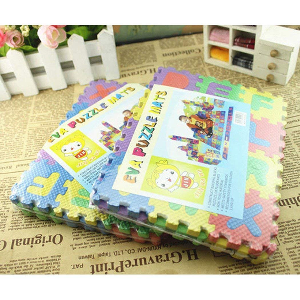 36PCS Baby Alphanumeric Puzzle Foam Mats Non-Toxic Material Toy Gift