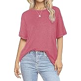 Womens Fashion Two-Way Wear Tops Summer Button Down Shirts Short Half Sleeve Blouses