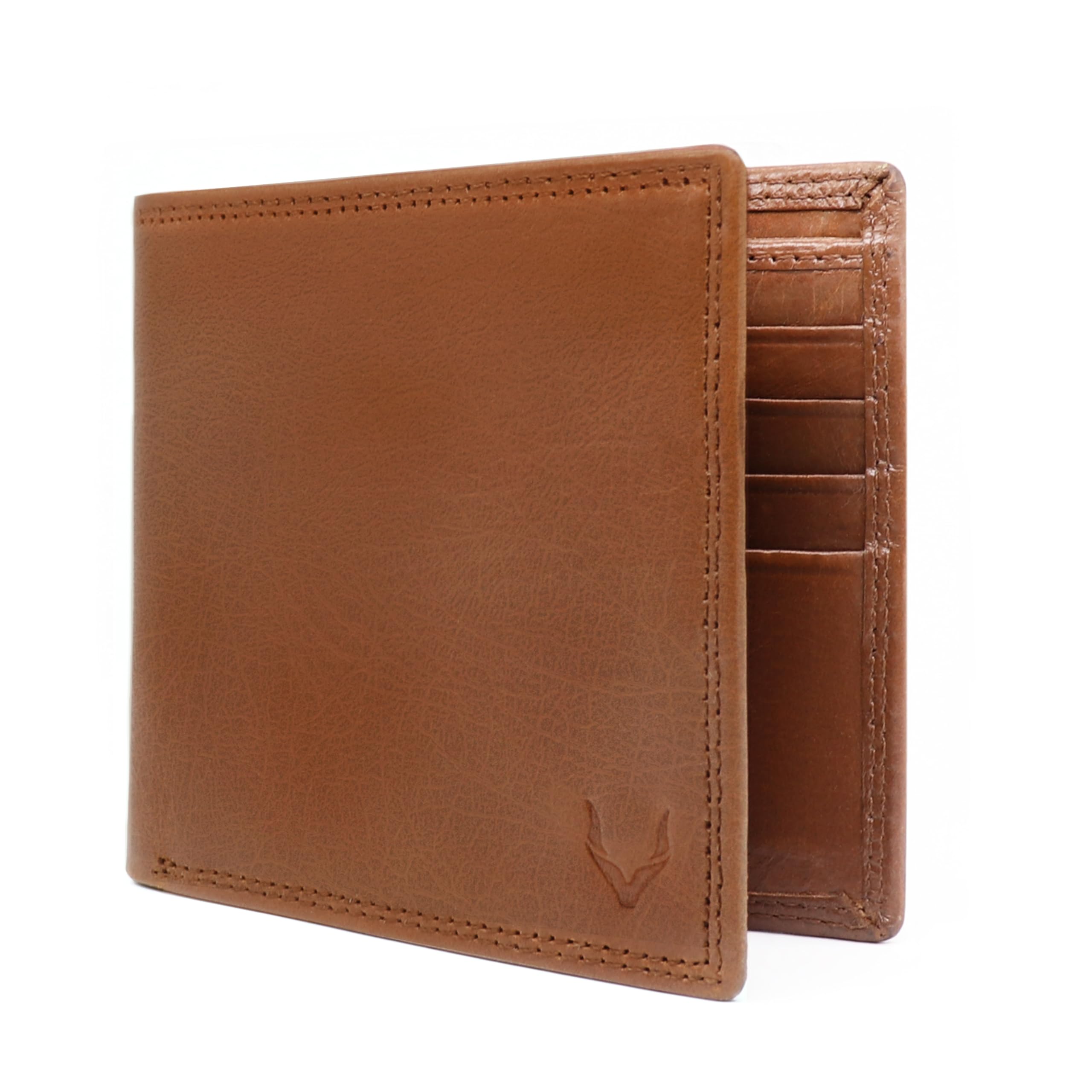 PELLE TORO Minimalist Slim Mens Wallet, Handmade Real Leather Card Wallet with RFID Blocking, 10 Card Holder Slots & Note Section, Brown — image 1
