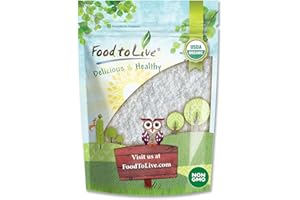 Food to Live - Organic Fine Shredded Coconut, 2 Pounds - Non-GMO, Raw, Unsweetened Flakes, Vegan, Great for Baking, A Good Source of Fiber, Protein