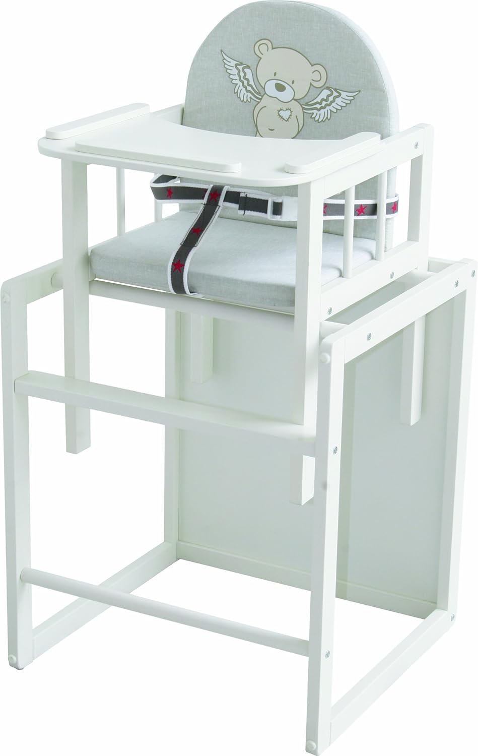 roba Kombi-Hochstuhl, Kinderhochstuhl mit Essbrett wandelbar zu Tisch