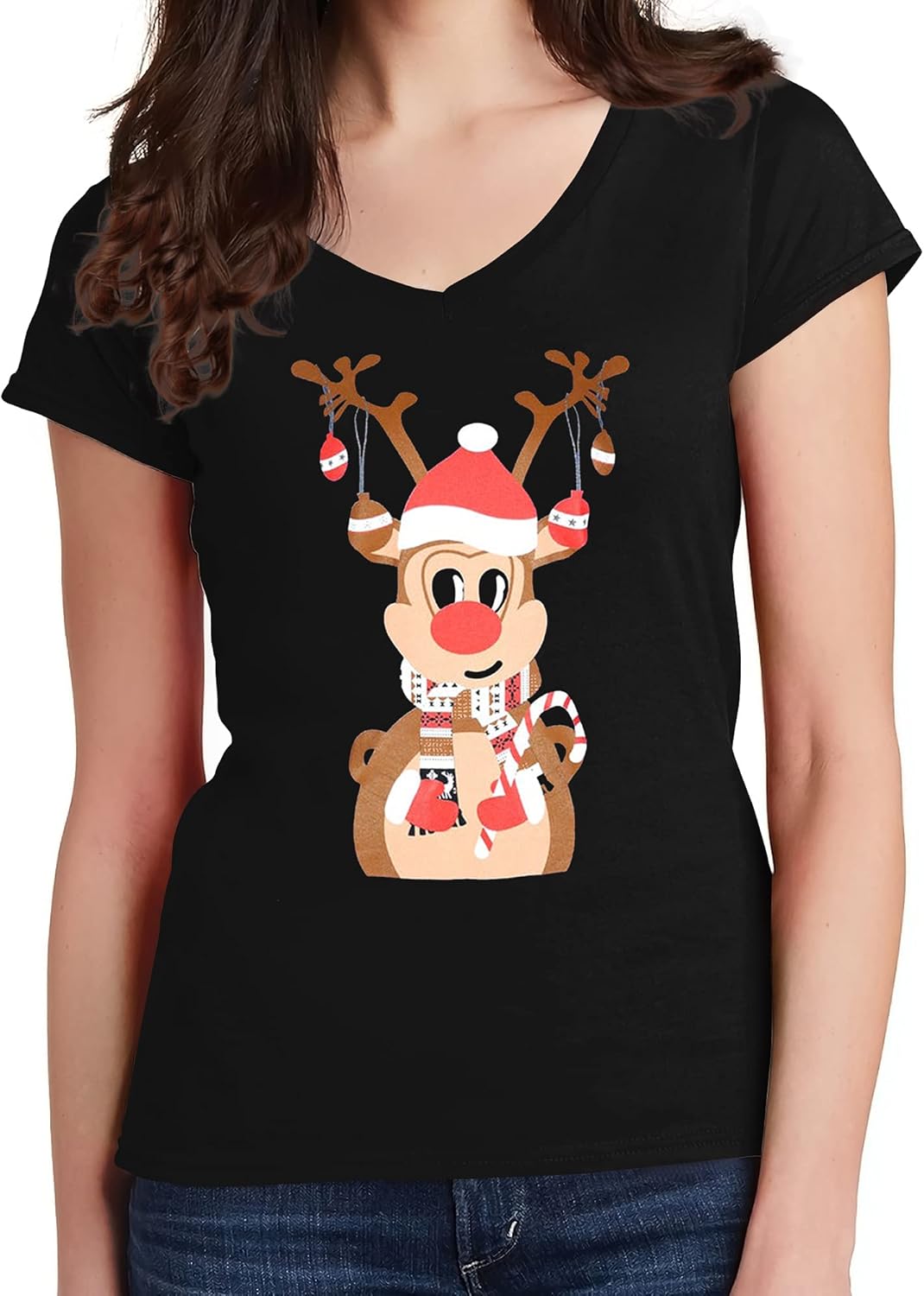 Reindeer T Shirt Reindeer Tank Top Reindeer Shirt Reindeer Shirts for
