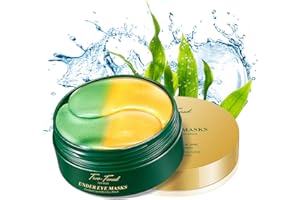 Okutani Under Eye Patches 60Pcs, Golden Cucumber Eye Mask Puffy, Eye Skin Care Pads With Collagen Hyaluronic Acid Castor Oil Under Eye Masks for Dark Circles Treatments, Smooth Wrinkles