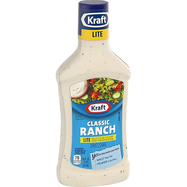 KRAFT CLASSIC RANCH LITE SALAD DRESSING (16 FL OZ BOTTLE)