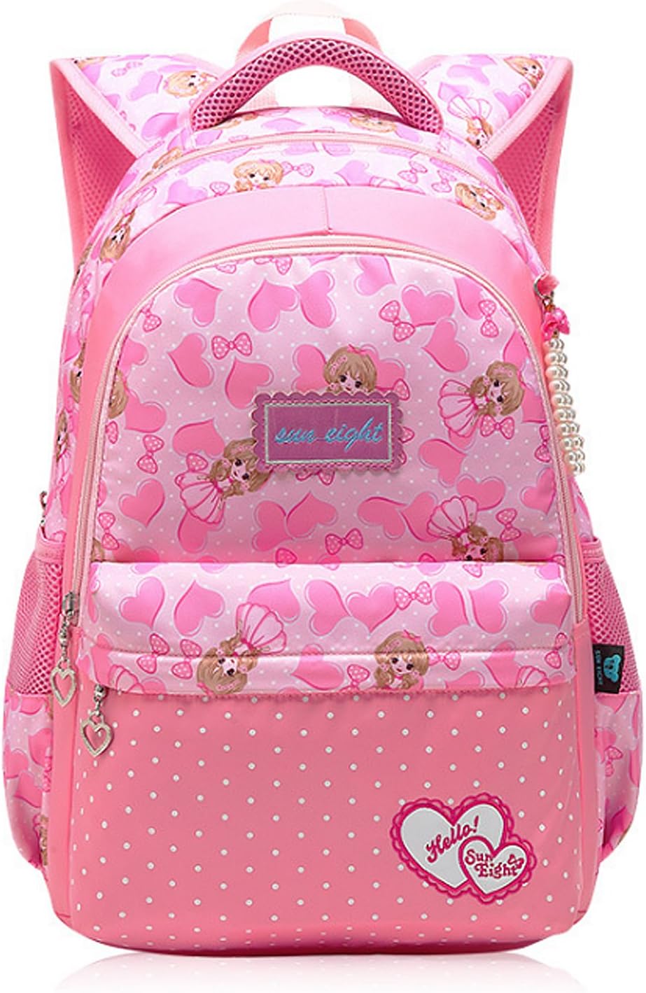 School Backpack IBFUN Children's Mini Cute Bag, Girl Big Bag 55L Student Backpack Powder Pink