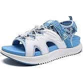 ONCAI Walking Sandals for Women,Sport Athletic Hiking Sandals With Arch Support Orthotic Outdoor Footbed for Plantar Fasciitis, Sandalias Mujer with Adjustable Straps (US Size 6-12)