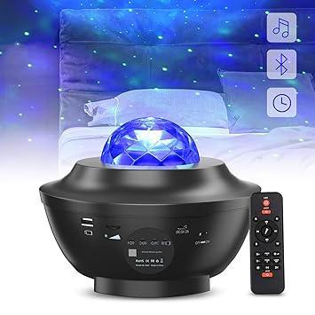 Led Sternenhimmel Projektor Geburtztag Weihnachten Halloween Agotd Led Projektor Sternenlicht Lampe Mit Fernbedienung Bluetooth Lautsprecher Rotierende Wasserwellen Projektionslampe Fur Party Kinderzimmer Baby Suenaacampo Com