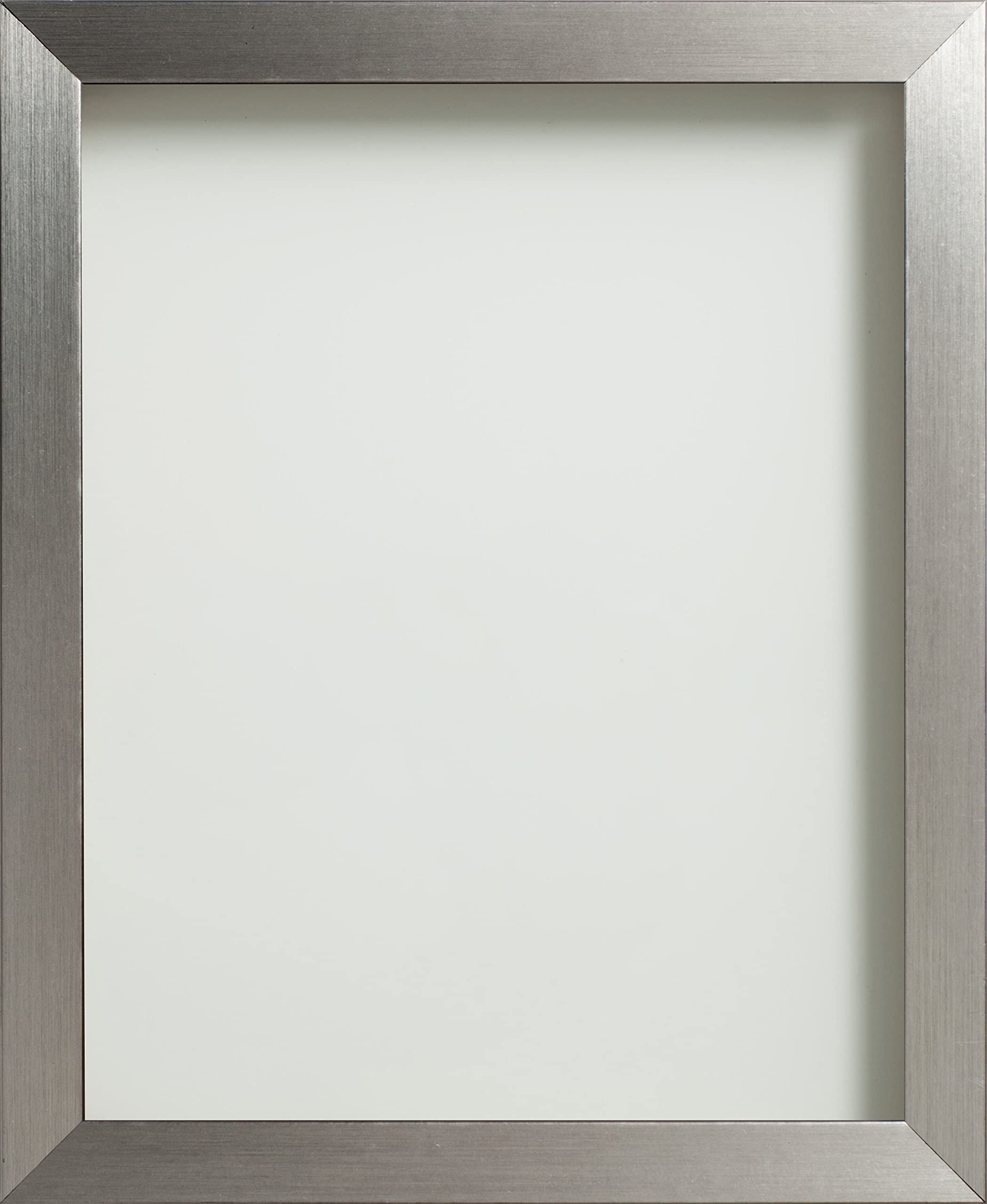 Frame Company Simpson Range Silver Picture Photo Frame, 20x16 inch *Choice of Sizes and Colours* Fitted with Real Glass