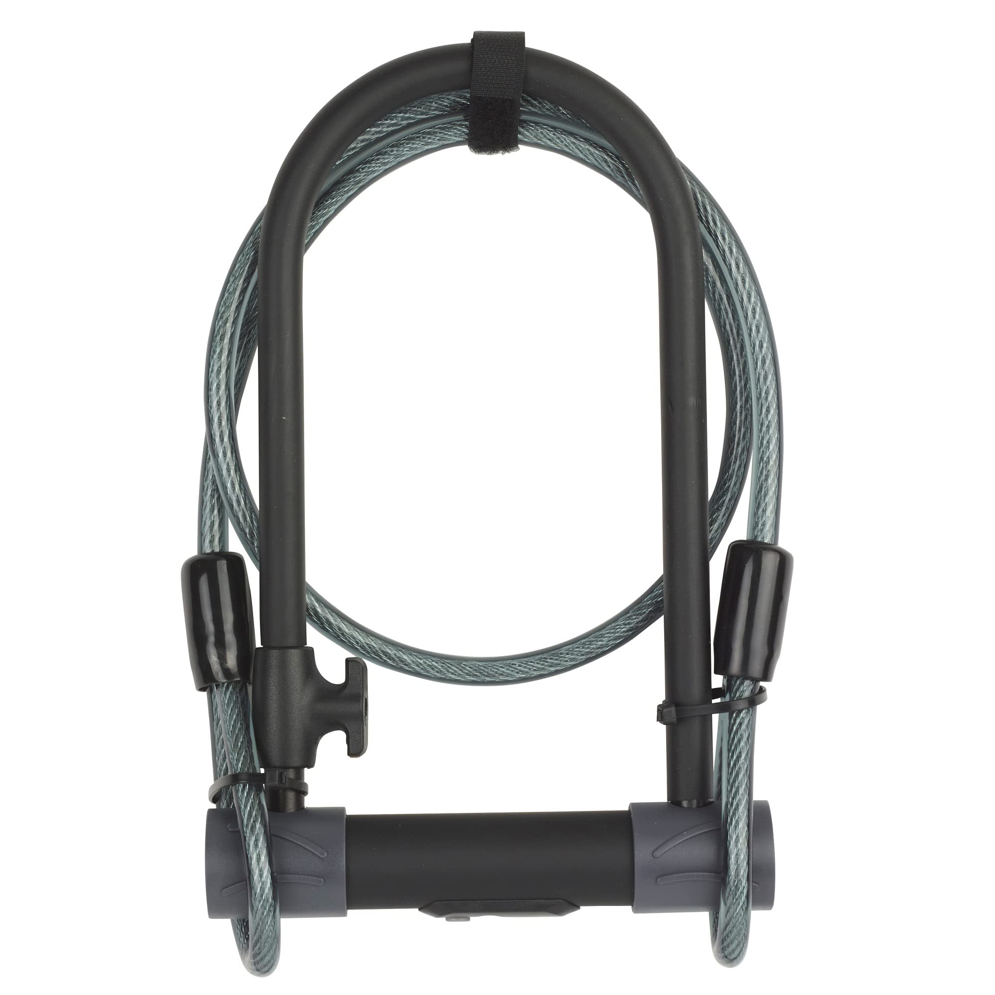 Yale YUL2C/13/230/1 High Defendor U Bike Lock with Cable (Sold Secure Silver), Black