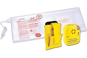 SECURE SAFETY SOLUTIONS Secure Bed Alarm for Elderly Adults - Long-Term 12" x 30" Bed Pressure Sensor Pad, 80 db Patient Alarm Monitor - Bed Alarms and Fall Prevention for Elderly Dementia Patients