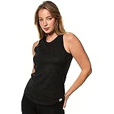 Merino Wool Tank Top Women - Active Merino Wool Undershirt Moisture Wicking Breathable Anti-Odor Lightweight Base Layer