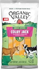 Organic Valley Organic Colby Jack Cheese Sticks, 4.5 oz