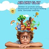 QMay Air Dry Clay 36 Colors Ultra Light No-Bake Non-Toxic Modeling Clay view 7