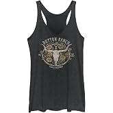 Y Yellowstone Womens Yellowstone Dutton Ranch Floral Women's Racerback Tank Top