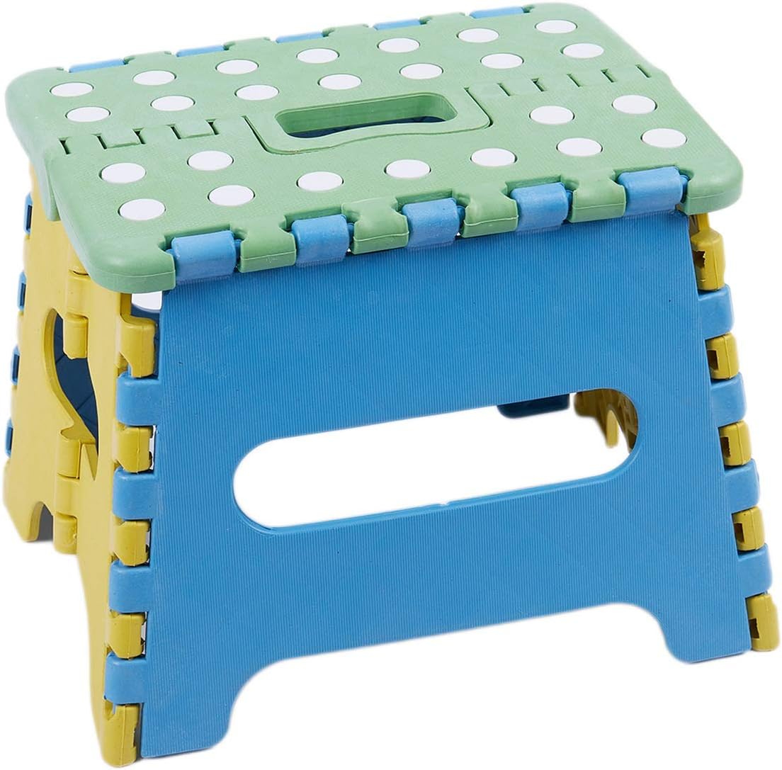 Klapphocker Tritthilfe Grau - Klapptritt Kunststoff 150kg Belastbar