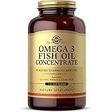 Solgar Omega-3 Fish Oil Concentrate, 240 Softgels - Support for Cardiovascular, Joint & Brain Health - Contains EPA & DHA Ome