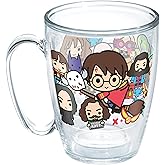 Tervis Made in USA Double Walled Harry Potter - Group Charms Insulated Tumbler Cup Keeps Drinks Cold & Hot, 16oz Mug, Unlidded