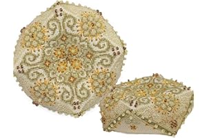 Riolis R1227 Counted Cross Stitch Kit, 3.25 by 3.25-Inch, Biscornu Fantasy