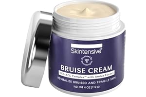 SKINTENSIVE Arnica Bruise Cream for Thin Skin - Moisturizing, Vitamin K C and E, Skin Renewal, 4 Oz [Jar May Vary]